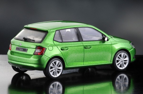 iScale SKODA Fabia Limousine, rallyegrün metallic
